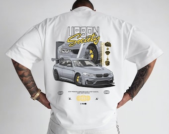 BMW Urban Society T-Shirt Design | Euro Street Car Artwork | Modern Automotive Graphic | Premium Digital Print for Apparel