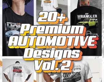 Paquete de diseño de más de 20 coches, vol. 2: Gráficos de lujo, alto rendimiento y potencia (descarga digital)
