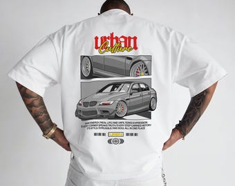 BMW Widebody T-Shirt Design | Urban Society Automotive Artwork | Euro Tuning Streetwear Digital Print