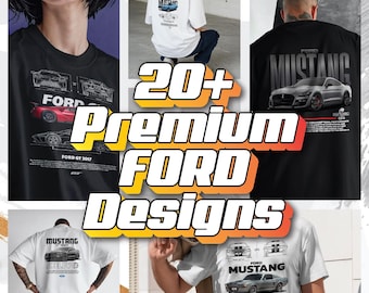 Diseños de Ford Mustang y GT de alto rendimiento (descarga digital)