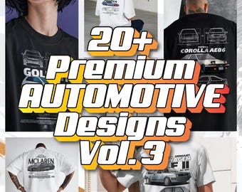 Paquete de diseño de más de 20 coches, vol. 3: Gráficos de lujo, alto rendimiento y potencia (descarga digital)