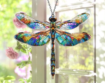 Dragonfly Acrylic Ornamen, Dragonfly Window Hanging Decor, Dragonfly Ornament Gift,  Dragonfly Home Decor, Dragonfly Nature Lover Gifts