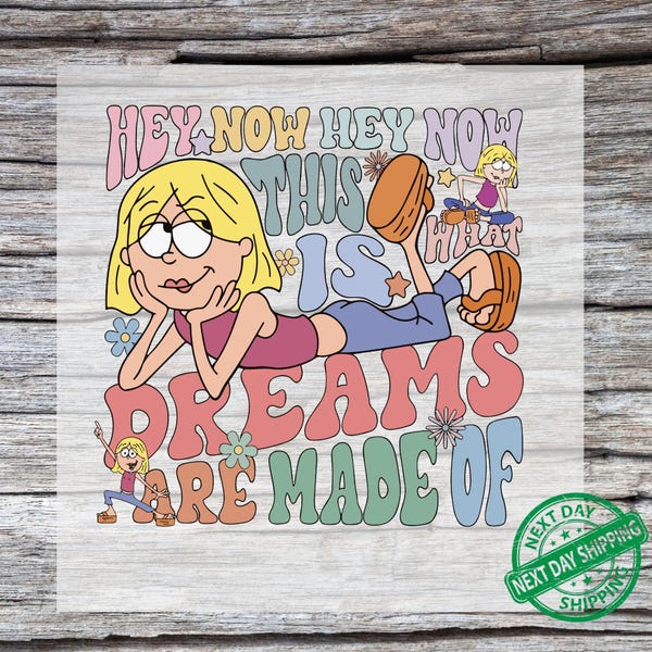 Lizzie McGuire Ready to Press, Lizzie Transfer Dtf, Princess Heat Transfer Vinyl, Princess DTF, Lizzie mcguire DTF, Ready to Heat Press
