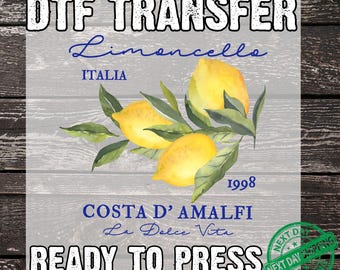 Retro Fancy Lemon Coquette Ready To Press DTF, Trendy Summer Shirt Iron On Transfer, Preppy Lemon DTF Print, Lemon Coquette Bow DTF Transfer