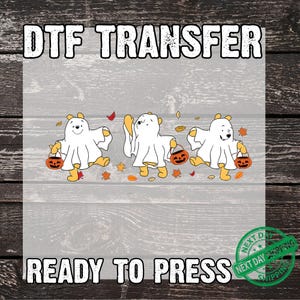 Winnie The Pooh Ghost Halloween Dtf Transfer, Halloween Gift, Spooky Season Dtf, Disney Fall Dtf, Disney Halloween Print, Pooh Ghost Dtf