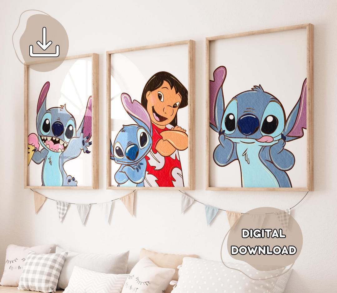 empireposter Stitch - Ohana - Disney Film Poster Plakat Druck - Größe 61x91,5 cm + 2 St Posterleisten Kunststoff 62 cm schwarz empireposter Stitch - Ohana - Disney Film Poster Plakat Druck - Größe 61x91,5 cm + 2 St Posterleisten Kunststoff 62 cm schwarz