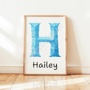 Set Of 3 Custom Frozen Posters - Frozen Wall Art, Prints for Girls, Baby Shower, Playroom Decoration, Princess Elsa, Anna, Digital Download image 3