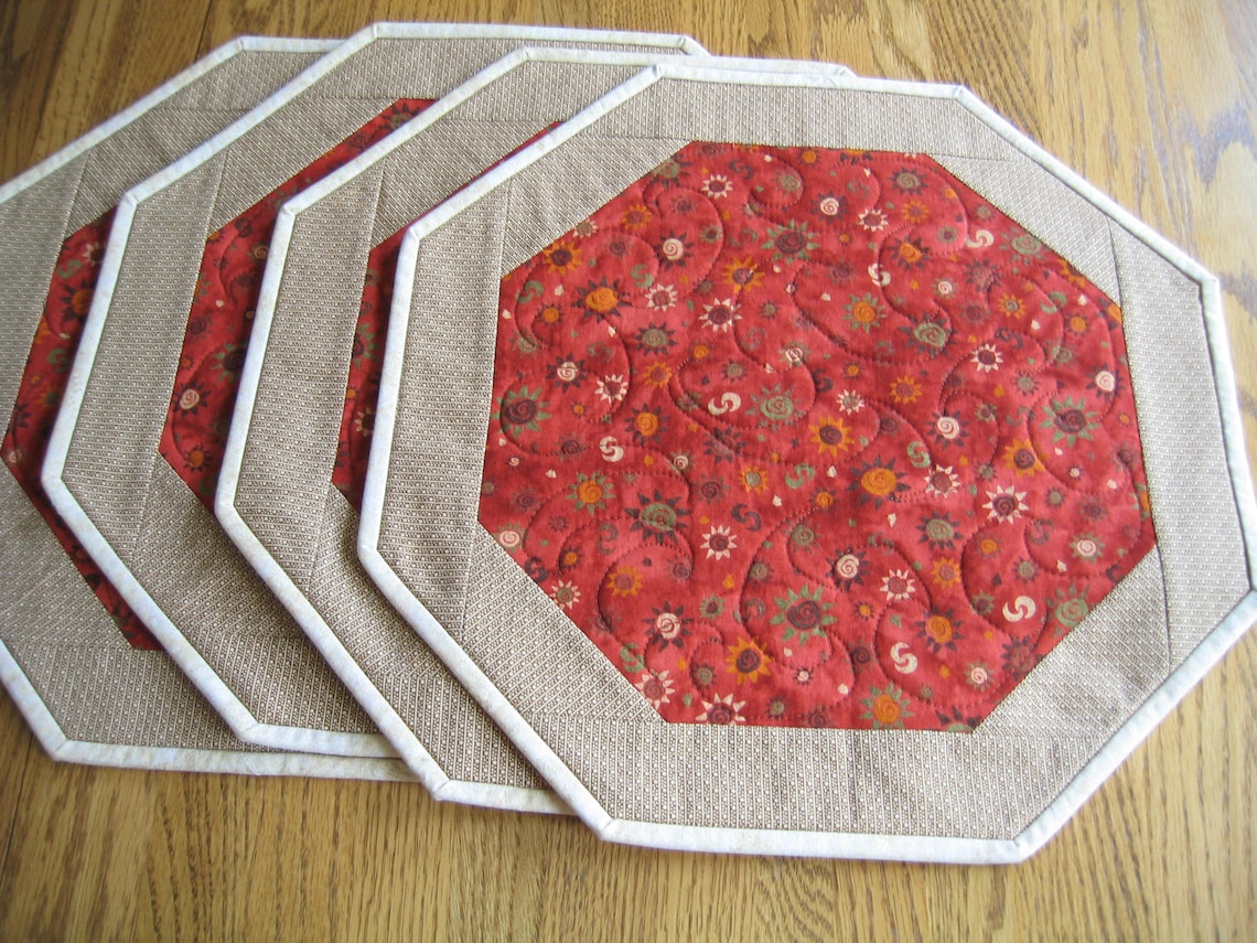 How To Make Octagon Placemats at Stephen Barrett blog