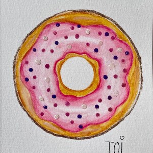Handgemalte Karte Aquarell | Einzigartige Grußkarte | Kunstvolle Karte für einen besonderen Menschen und  besonderen Anlass |  Unikat