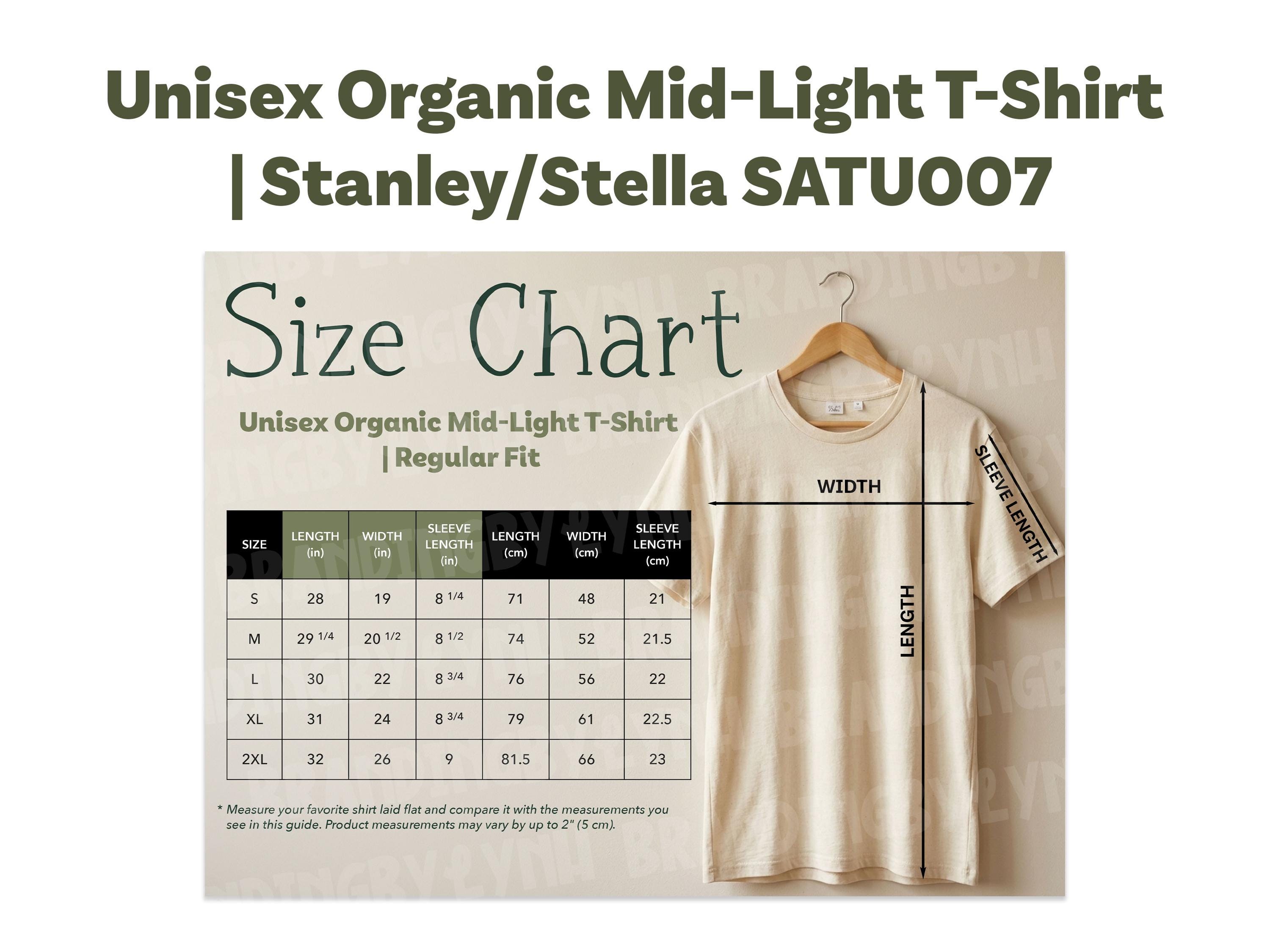 Stanley/stella SATU007 / STTU170 Crafter Unisex Organic Mid-light