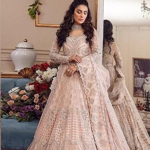 rose gold nikkah dress Rose Gold Silver Prom Dress Long Sleeves Dubai Evening Dresses Muslim Women Wedding Party Gowns Elegant Silver Grey Arabic Nikkah Engagement