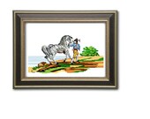 L 39 abreuvoir. Cross stitch pattern. Instant download PDF.