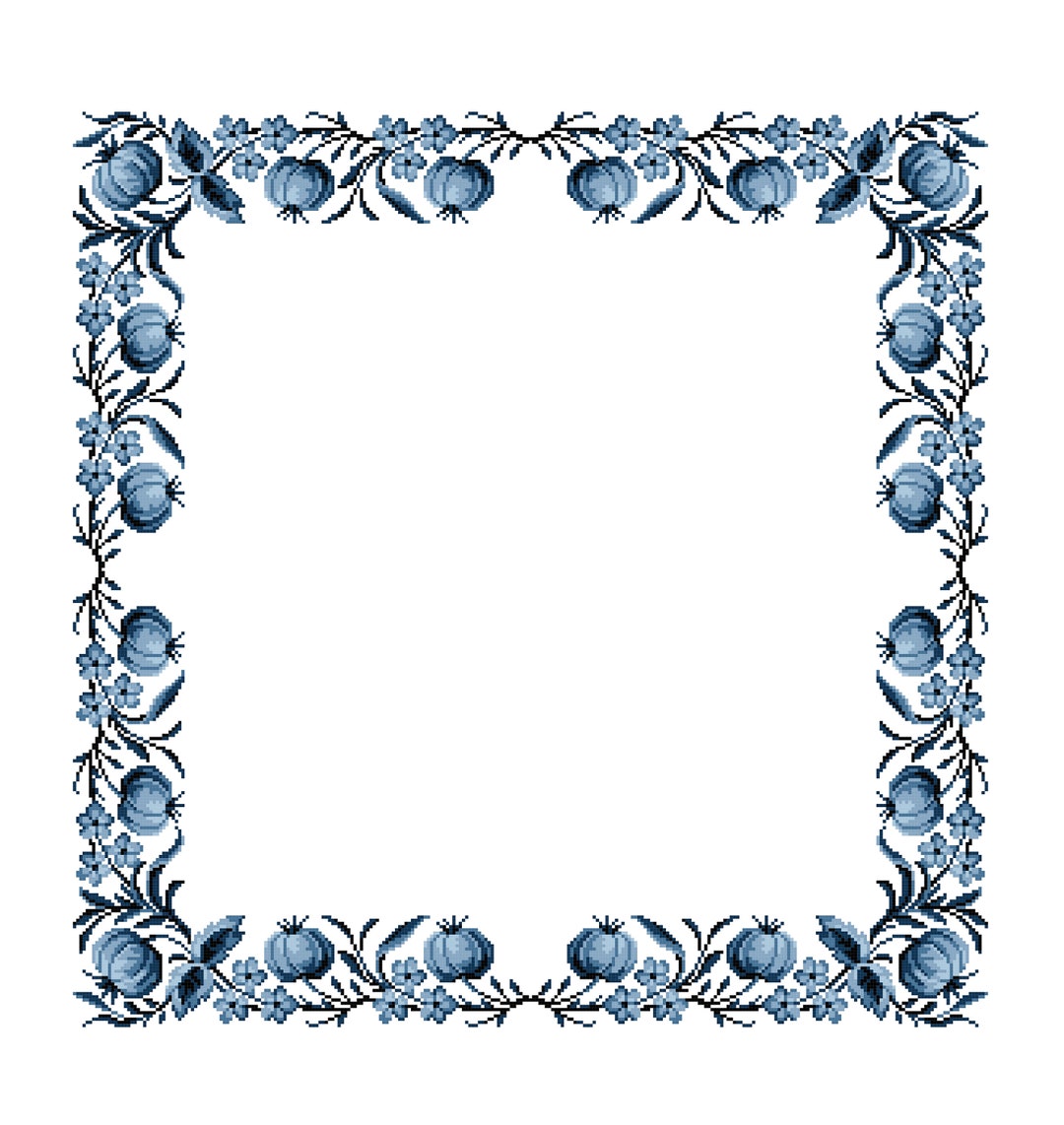 True Blue - Cross Stitch Pattern. Instant Download PDF - Etsy