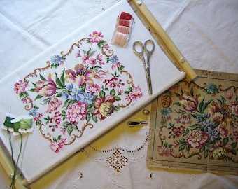 Astoria - Floral cross stitch pattern. Instant download PDF