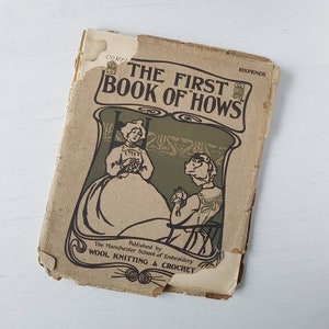 The first book of hows - 1893. Antique book scan, instant download