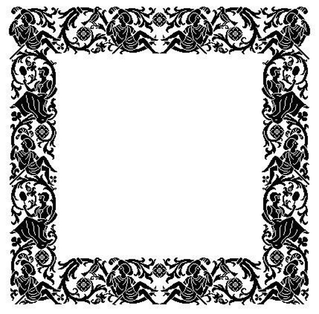 Looking Glass Frame. Cross Stitch Pattern PDF. Instant Download. Etsy