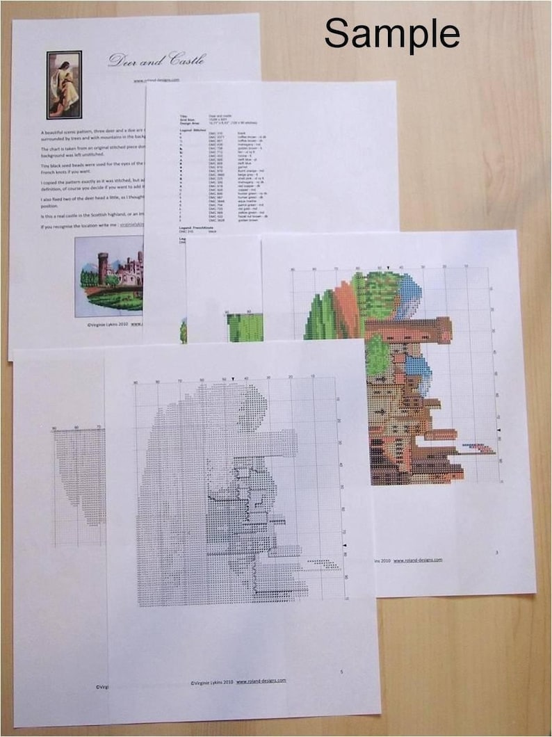 St George and the Dragon. Pattern for Filet Crochet, Cross Stitch ...