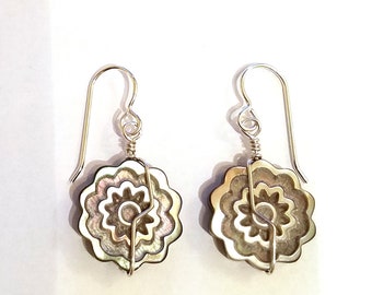 Mother of Pearl Flower earrings