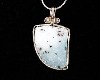 Druzy Quartz Chalcedony Pendant