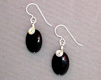 Black Onyx Earrings