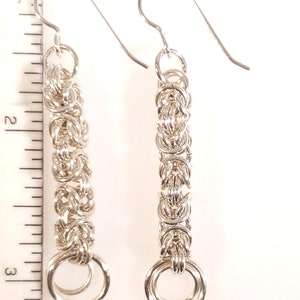 Byzantine Chain Maille Earrings image 8