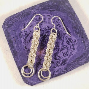 Byzantine Chain Maille Earrings image 5