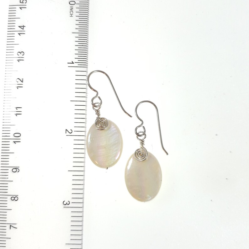 Mother of Pearl Earrings image 7