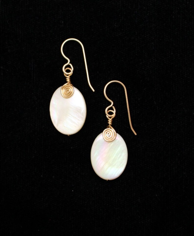 Mother of Pearl Earrings image 6