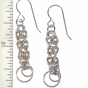 Byzantine Chain Maille Earrings image 7