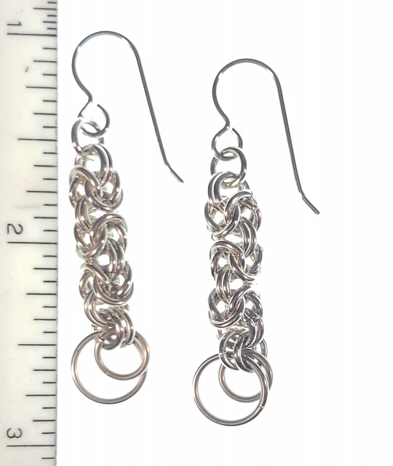 Byzantine Chain Maille Earrings image 7