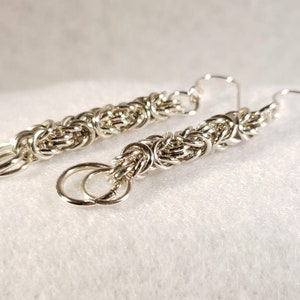 Byzantine Chain Maille Earrings image 3