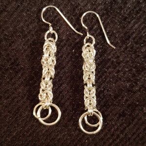 Byzantine Chain Maille Earrings image 6