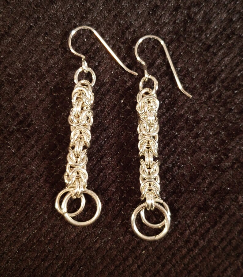 Byzantine Chain Maille Earrings image 6