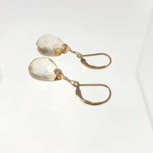 Wire Wrapped Citrine Earrings image 5