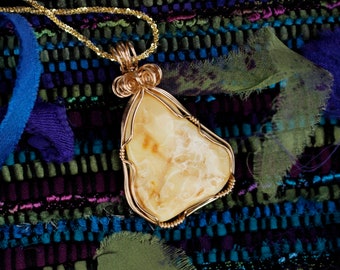 Milky Amber Pendant