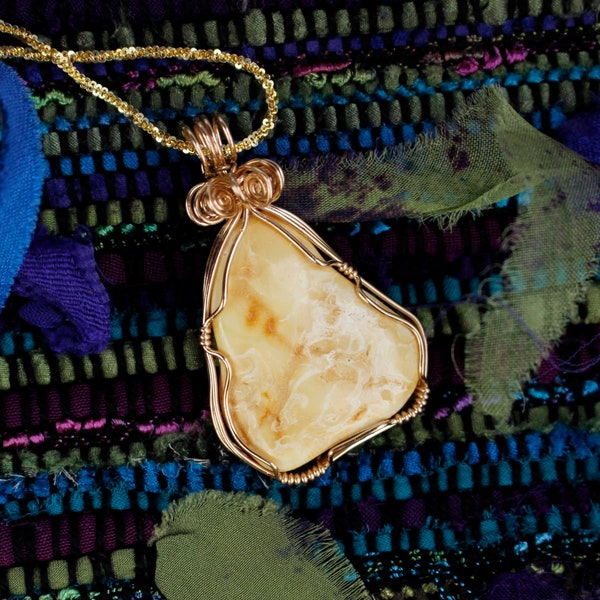 Milky Amber Pendant