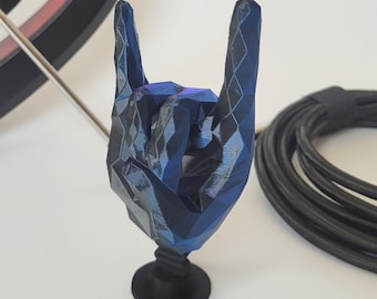 Rock On Hand Wackelkopf: Frühling Schreibtisch Spielzeug, Schwermetalldekor