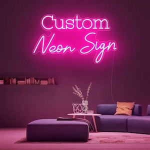 Custom Neon Sign| Neon Sign| Wedding Neon Sign| Neon Name Sign| Bedroom Wall Sign| Neon Light Sign| LED Name Neon Sign| Personalized gifts