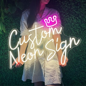 Custom Neon Sign| Neon Sign| Wedding Neon Sign| Family Name Neon Sign| Neon Light Sign| LED Name Sign| Bedroom Wall Sign/ Personalized gifts