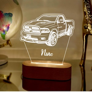 Custom Night Lamp, Car Night Lamp, Auto Night Light, Custom Car Lamp, Unique Night Lamp, Car Shaped Light, Lamp With Car, Vehicle Night Lamp