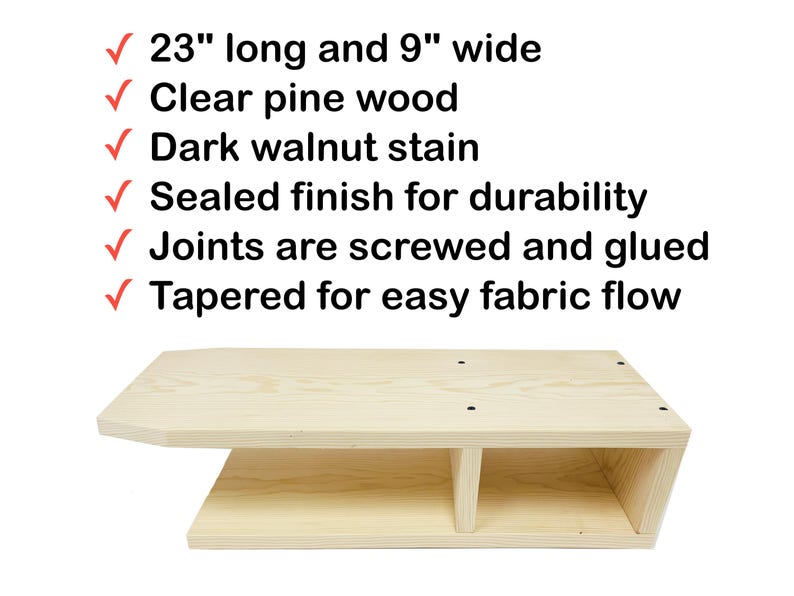 Wood Sewing Machine Riser Easier Embroidery | Easier Hooping | Clear Pine Wood Embroidery Machine ...
