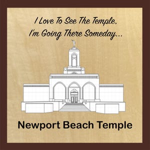 LDS Temple Wood Plaque: Personalized Family Name, LDS Temple Art, Families Are Forever, I Love To See The Temple, Temple Gift, Sealing gift