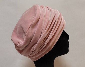 Brown Velvet Slouchy Beanie Hat: Soft Stretch Scully - Etsy display picture 3
