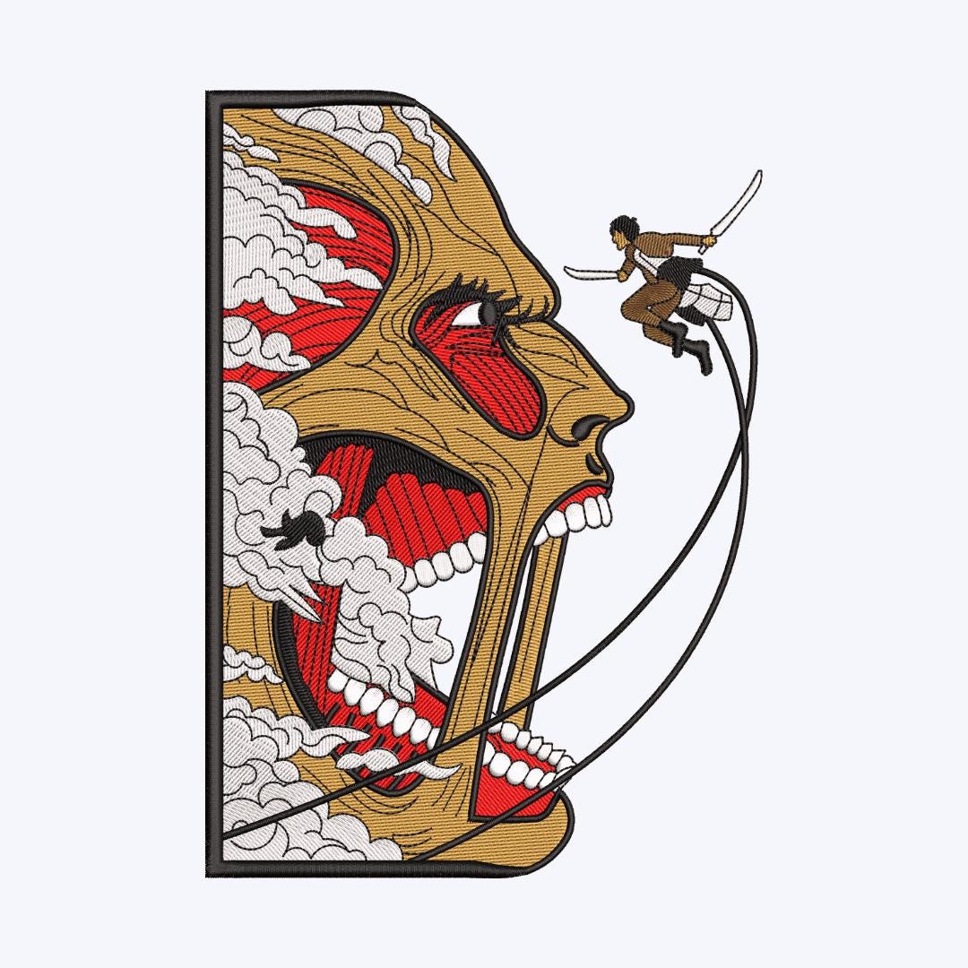 Anime Machine Embroidery Design File, Compatible With All Embroidery ...