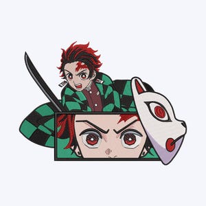 Trendy Anime embroidery design file, Instant Download for All Embroidery Machines - Choose Your Hoop Size