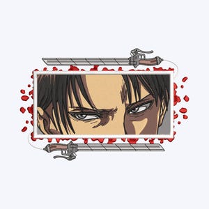 Motif de broderie anime de haute qualité, compatible avec toutes les machines à broder - Choisissez votre taille de cercle