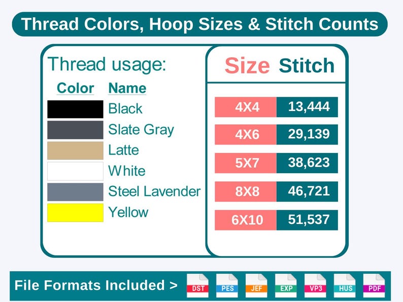 Superhero Embroidery Design File, Compatible With All Embroidery