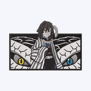 High-Quality Anime Embroidery Design for Machine Stitching - Pick Your Hoop Size
