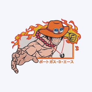 Exclusive anime embroidery design for all embroidery machines - Pick Your Hoop Size