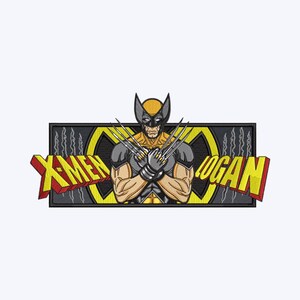 Superhero Embroidery Design File, Compatible with All Embroidery Machines - Pick Your Hoop Size